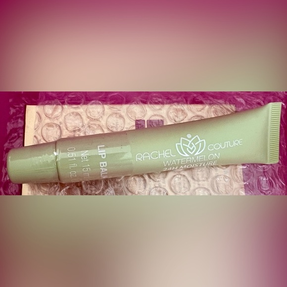 New/Sealed Rachel Couture Watermelon 24H Moisture Lip Balm - Picture 1 of 6